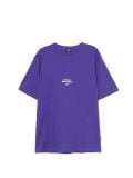 Kirjaga T-särk - indigo - CROPP - small1