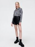 Czarno-biała koszula w kratę - czarny - CROPP - small3