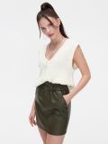 Spódnica z talią paperbag - zielony - CROPP - small2