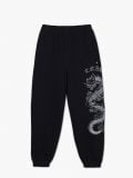 Czarne dresowe joggery z motywem smoka - czarny - CROPP - small4