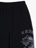 Czarne dresowe joggery z motywem smoka - czarny - CROPP - small5