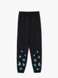 Dresowe joggery z nadrukiem w motyle - czarny - CROPP - small4
