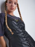 Vestito in ecopelle - Nero - CROPP - small2