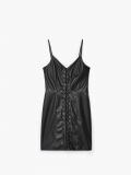 Vestito in ecopelle - Nero - CROPP - small4