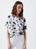 Tricou tie dye - alb - CROPP - small1