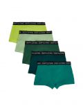 Férfi boxer alsó - zöldeskék - CROPP - small1