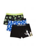 3 pack męskich bokserek Rick and Morty - czarny - CROPP - small1