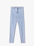 Jeansy skinny z wysokim stanem - niebieski - CROPP - small4