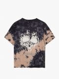 Koszulka tie dye z nadrukiem - wielobarwny - CROPP - small1