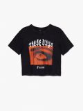 T-shirt nera con stampa fotografica - grigio scuro - CROPP - small3