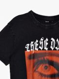 T-shirt nera con stampa fotografica - grigio scuro - CROPP - small4