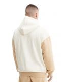 Dwukolorowa bluza z kapturem - beżowy - CROPP - small4