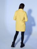 Zweireihiger Oversize-Mantel - Gelb - CROPP - small3