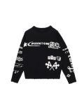 Džemper s printom - crno - CROPP - small3