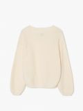 Sweter z dekoltem w serek - kremowy - CROPP - small7