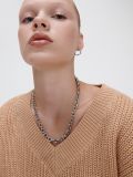 Sweter z dekoltem w serek - beżowy - CROPP - small2