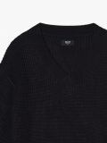 Sweter z dekoltem w serek - czarny - CROPP - small5