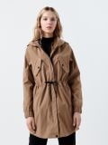 Parka z kapturem - beżowy - CROPP - small2
