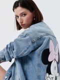 Jeansowa kurtka oversize Disney - niebieski - CROPP - small1