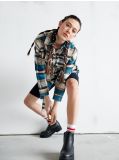 Karierte Hemdjacke - Blau - CROPP - small1