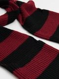 Bordowy szalik z kieszeniami - kasztanowy - CROPP - small2