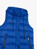 Pikowana kamizelka z kapturem - niebieski - CROPP - small6