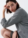 Sukienkowy żakiet w kratę - szary - CROPP - small2