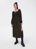 Wzorzysta sukienka midi - zielony - CROPP - small1