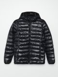 Geacă matlasată cu glugă - negru - CROPP - small4