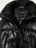 Pufferjacke aus Kunstleder - Schwarz - CROPP - small2