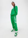 Zielone joggery z nadrukiem - zielony - CROPP - small1