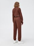 Joggery z haftem - brązowy - CROPP - small3