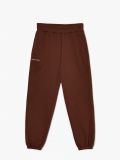 Joggery z haftem - brązowy - CROPP - small4