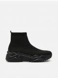 Pantofi sport cu partea superioară tip șosetă - negru - CROPP - small2