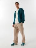 Dresowe spodnie oversize - beżowy - CROPP - small1