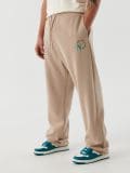 Dresowe spodnie oversize - beżowy - CROPP - small2