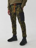 Joggery slim z nadrukiem moro - zielony - CROPP - small1