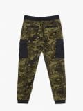 Joggery slim z nadrukiem moro - zielony - CROPP - small6
