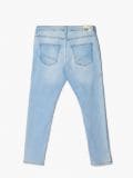 Jeansy slim z efektem sprania - niebieski - CROPP - small6