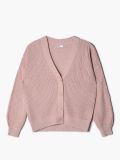 Różowy bawełniany kardigan - różowy - CROPP - small4