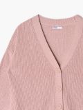 Różowy bawełniany kardigan - różowy - CROPP - small5