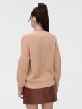Brązowy kardigan - beżowy - CROPP - small4