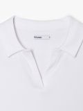 Biała koszulka polo - biały - CROPP - small5