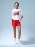 Dvodijelna pidžama The Vampire Diaries - crveno - CROPP - small6