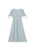 Vestito floreale - verde polveroso - CROPP - small2