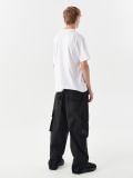 Czarne spodnie z kieszeniami cargo - czarny - CROPP - small3