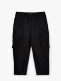 Czarne spodnie z kieszeniami cargo - czarny - CROPP - small4