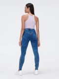 Niebieskie jeansy skinny push up - niebieski - CROPP - small3