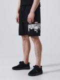 Szorty z nadrukiem Punisher - czarny - CROPP - small1
