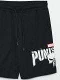 Szorty z nadrukiem Punisher - czarny - CROPP - small5